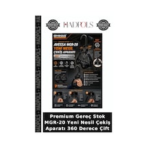 Premium Gereç Stok Mgr-20 Yeni Nesil Çekiş Aparatı 360 Derece Çift