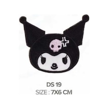 Ütü İle Yapışan Arma Patch-yama Kuromi 7x6 Cm 1 Adet - 838564287