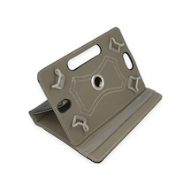 Jenerik Universal 7 Kılıf 360 Tablet Deri Kılıf - Siyah