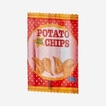 Yup Turuncu Suni Deri Patates Cipsi Makyaj Çantası 15x21,5 Cm
