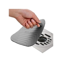 Banyo Ve Mutfak Koku Önleyici Silikon Mat, Kare Süzgeç Altın