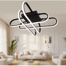 Tt338-sy Tt Ayd. Kasef Model Mat Siyah Sarı Işık Led Avize Siyah
