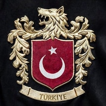 Bozkurtlu Milli Takım Logosu - 4 Adet Opak Sticker Renkli
