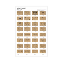 Kraft 4x2 cm Söz Nişan Kına Nikah Düğün Şişe Ve Magnet Kraft Kart