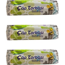 Canhome Battal Boy Çöp Torbası 3 x 10'lu Mavi 75 x 90 CM