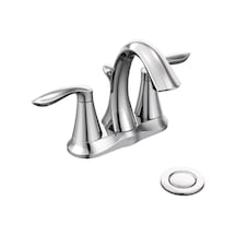 Eva Krom İki Kulplu Centerset Banyo Lavabo Bataryası Tahliye Montajlı, 6410 Diğer