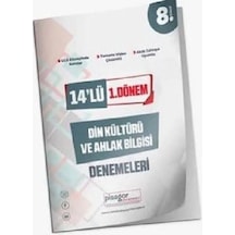 8. Sınıf Pisagor 1. Dönem 14'lü Din Kültürü ve Ahlak Bilgisi Branş Denemeleri -  Zeka Küpü Yayınları