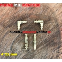 Anadoluhirdavat Çubuk Menteşe Mini Tavla Kutu Menteşe Mil Menteşe 4 Adet 4*22