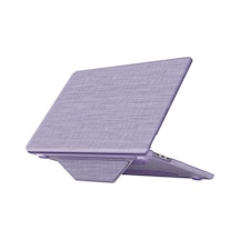 Mey İthalat Apple Uyumlu,  Macbook Air 13.6 Apple Uyumlu,  Macbook Kumaş Kapak - Mor
