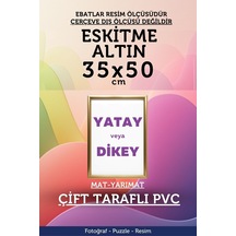 Altın-22mm-35x50 Cm Mat Pvc Li Camsız Fotoğraf 500 Parça Puzzle Belge Çerçeve Yatay Dikey Asılabilme. 74796344