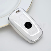 Bmw X1 Beyaz-silver Anahtar Kılıfı