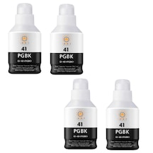 Gı-41 Uyumlu Siyah Mürekkep 4 Adet Ekonomik Set G2420 G2460 G3420 G3460 Yüksek Verim 4x135ml