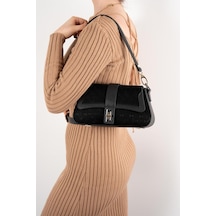Silver Polo Sp1177 Kadın Omuz Çantası Fashion Siyah-siyah