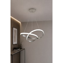 Bravo Led Sarkıt Avize Beyaz Işık Gri