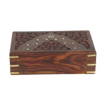 Ahşap Oymalı Kutu 25x14 Cm. K08