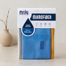 Mikrofiber Temizlik Bezi 3'lü 40x60 Cm - Deterjansız Diğer