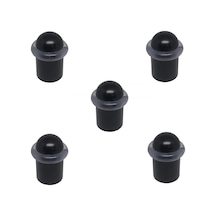 5 Adet Lüx Kapı Yer Zemin Tamponu Stoper Siyah 5 Cm