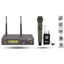 Roof R-1200 1El 1Yaka Uhf Dıjıtal Iki Kanal Wırelles Mıkrofon