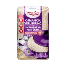 Yayla Zenginleştirilmiş Osmancık Pirinç 1 Kg - 6 Adet Tarı