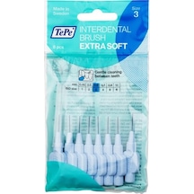 Tepe Ekstra Soft Yumuşak Arayüz Fırçası 0.6 Mavi 8 Li