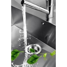 Paslanmaz 11cm Çapında Paslanmaz Çelik Büyük Boy Seyyar Kaliteli Lavabo Süzgeci 5 Adet 1410 Çelik Diğer