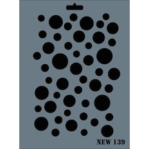 Rich New Seri N-139 Stencil 35x25 Cm - Elwm-287583 Renkli