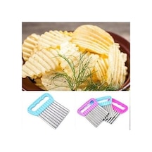 Pratik Kolay Patates Meyve Ve Sebze Dilimleyici Doğrama Bıçağı Çok Renkli