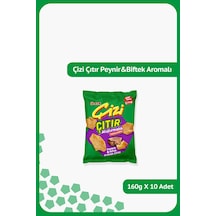 Çizi Çıtır - Peynirli&biftek Aromalı - Parti Boy - 160 Gram - 10 Adet