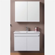 Livea Mona Beyaz Banyo Dolabı 85 Cm