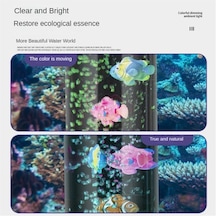 Szypzstore Mini Rgb Bubble Fish Lambası Uzaktan Kumandalı Balık Tankı Akvaryum Lambası Lav Lambası Renkli Ruh Hali Işığı Ev Dekorasyonu Için Bk3y4s Beyaz