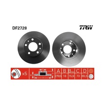 Fren Disk - Fiat Ducato - Trw-df2728