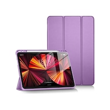 Mey İthalat Apple Uyumlu  iPad Pro 11 2024 Kılıf Tablet Smart Kılıf - Lila Tablet Kılıfı