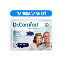 Dr. Comfort Belbantlı Medium Orta Boy Hasta Bezi 30 Adet 1 Paket M