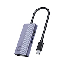 Ayrex Chb059 Type-c To 4k Hdmı 2 Usb-a Pd 60w Sd Ve Micro Sd Kart Okuyucu Çoklayıcı Hub