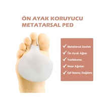 Medigel MG05 - Silikon Metatars Desteği | Yumuşak, Ön Koruyucu Ped