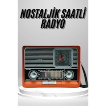 Nostaljik Vintage Radyo Taşınabilir Bluetooth Bağlantılı Hoparlör Radyo Standart