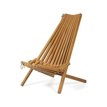 Ron Therapy Chair Ahşap Şezlong Acı Kahverengi