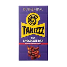 Takizzz Milk Chocolate Bar With Spicy Crunchy Takizzz 140g