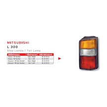 Mitsubishi L300 Minibüs Stop Lambası Sol Arka Duysuz