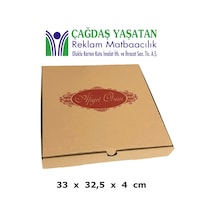Pizza Kutusu 100 Adet 33 x 33 CM - 030