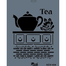 Rich New Seri N-434 Stencil 35X25 Cm