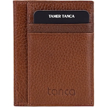 Tamer Tanca Erkek Hakiki Deri Taba Cüzdan 907 1092 Erk Czdn Sk25-26 Taba Fltr Taba