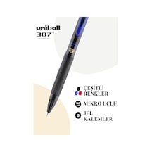 Kırmızı Pilot Kalem Signo 307 5 Adet Uniball Basmalı Pilot Kalem 0.5 Mm Roller Uçlu Pilot Kalem İnce Uçlu Likit Mürekkep Kırmızı