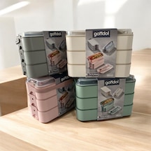 3 Katlı Sefer Tası Çok Renkli