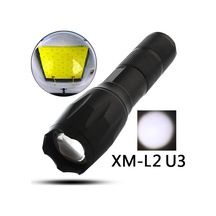 Led El Feneri Cree Xm-l2 U3 Işık Lambası Flaş Aydınlatma 5000lm Taktik Torch Fener Kamp Için Şarj Edilebilir 18650 Pil Kullanın Siyah