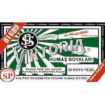 Viktoria Kumaş Boyası Koyu Yeşil 2Pk+Fiske Sabitleme 1Pk
