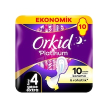 2 Adet Orkid Ultra Platinum Ekonomik Gece Ekstra Hijyenik Ped 10'lu