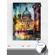 Çekya Prag Poster - Afiş - Dekoratif Duvar Posteri