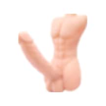 Hızlı Express Yarım Vücut Kendinden Kayganlaştırıcılı 19 Cm Kıkırdaklı Penis