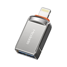 Usb-a 3.0 To Lightning Otg Convertor, Gri Çok Renkli